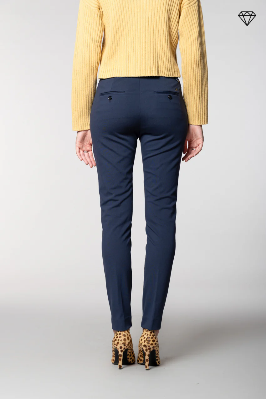 New York Slim pantalone chino donna in jersey tecnico slim fit ① - Image 4